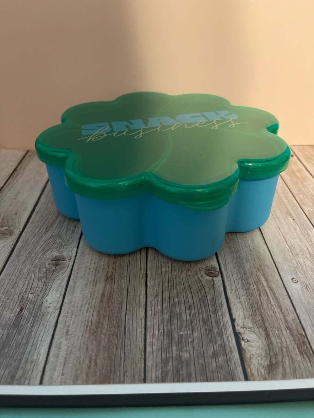 Tabitha Brown for Target "Snack Box " Flower Shaped Bento Box with Heart Inserts - Picture 2 of 5